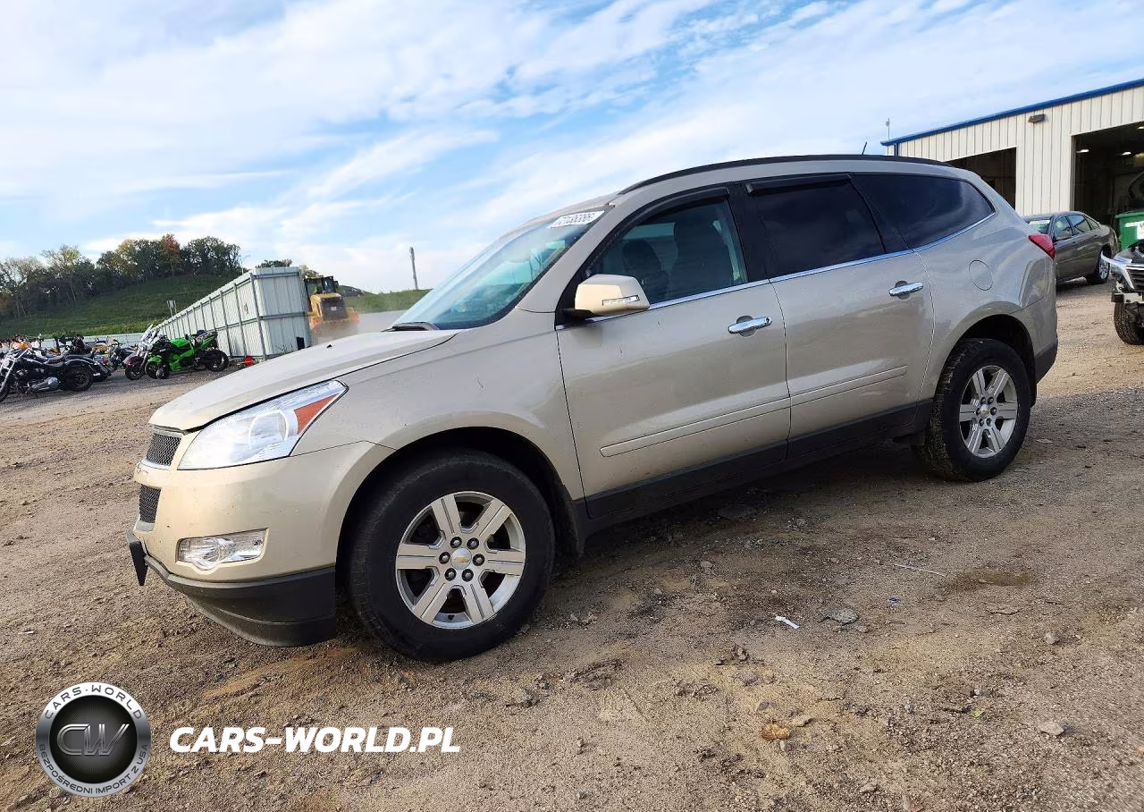 2010 Chevrolet Traverse Lt VIN:1GNLRGED8AJ262228 - 1