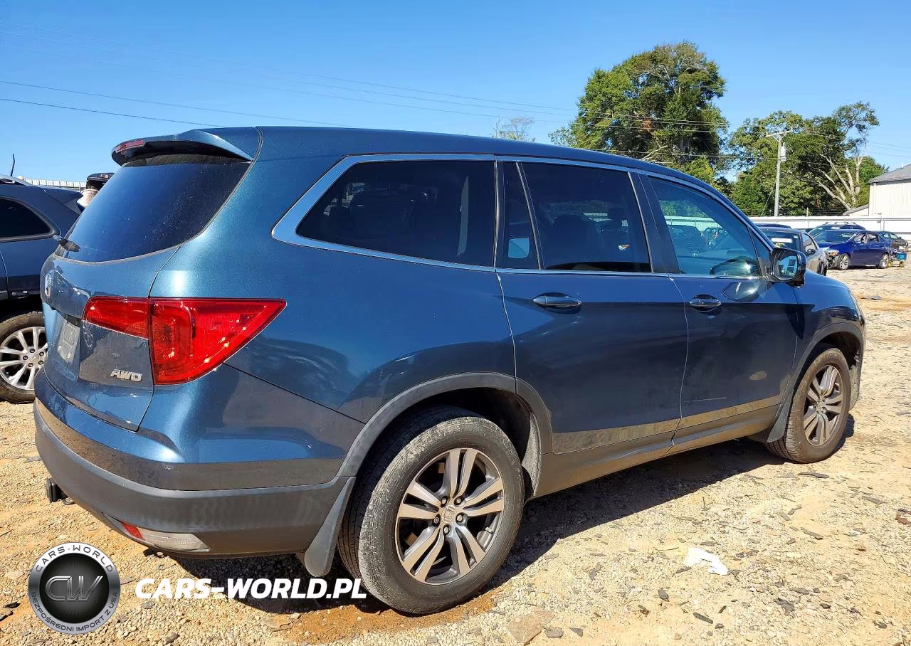 2017 Honda Pilot Exl VIN:5FNYF6H56HB087744 - 3