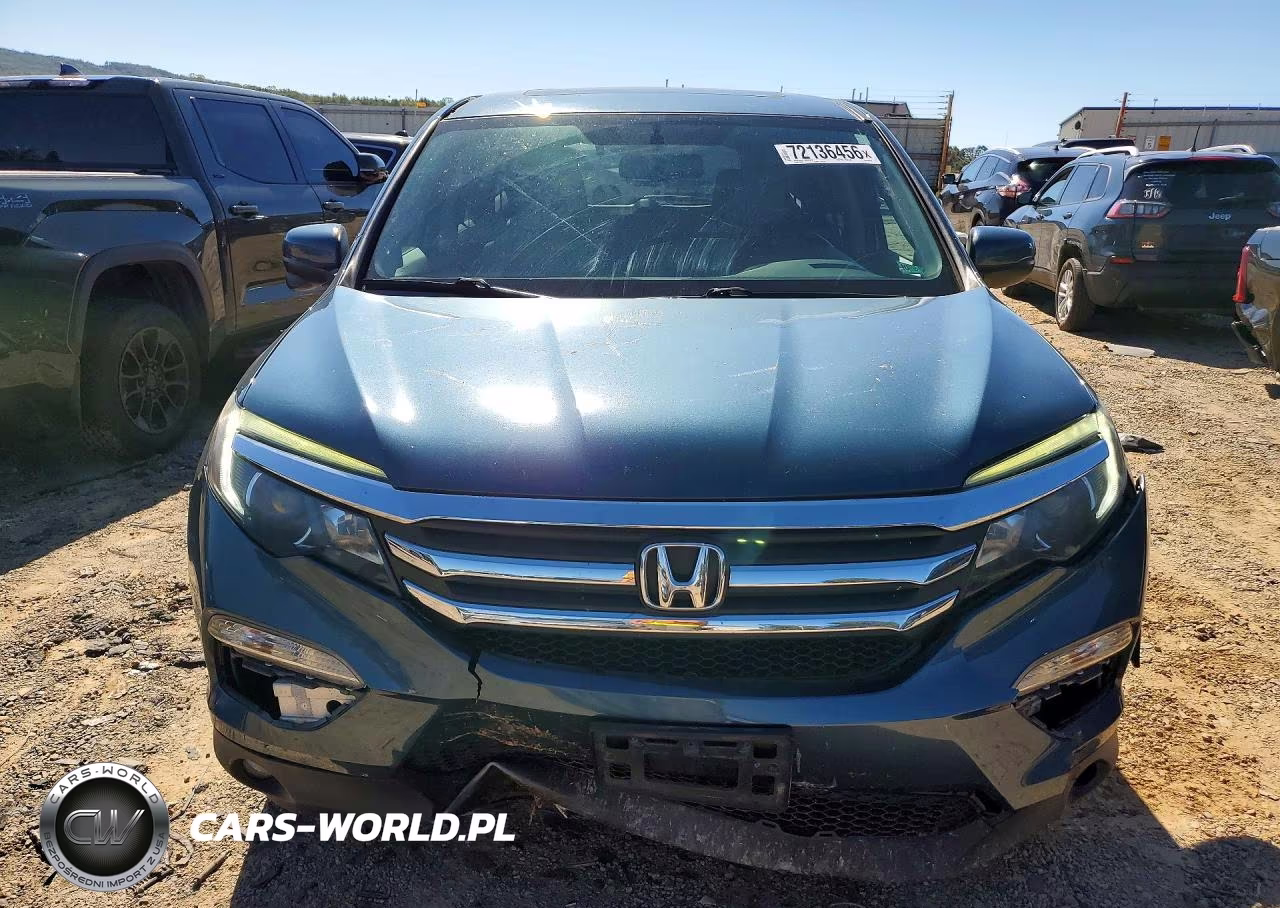 2017 Honda Pilot Exl VIN:5FNYF6H56HB087744 - 5