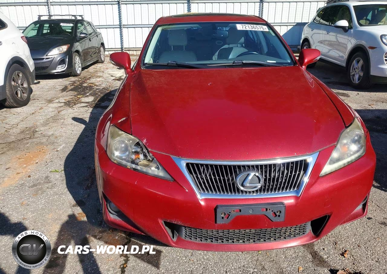 2012 Lexus Is 250 VIN:JTHCF5C29C5060595 - 5