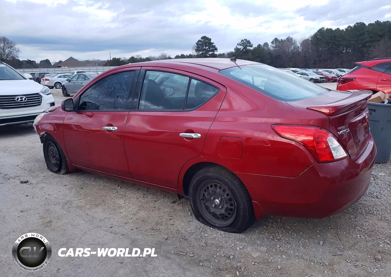 2014 Nissan Versa S VIN:3N1CN7AP9EL820707 - 2