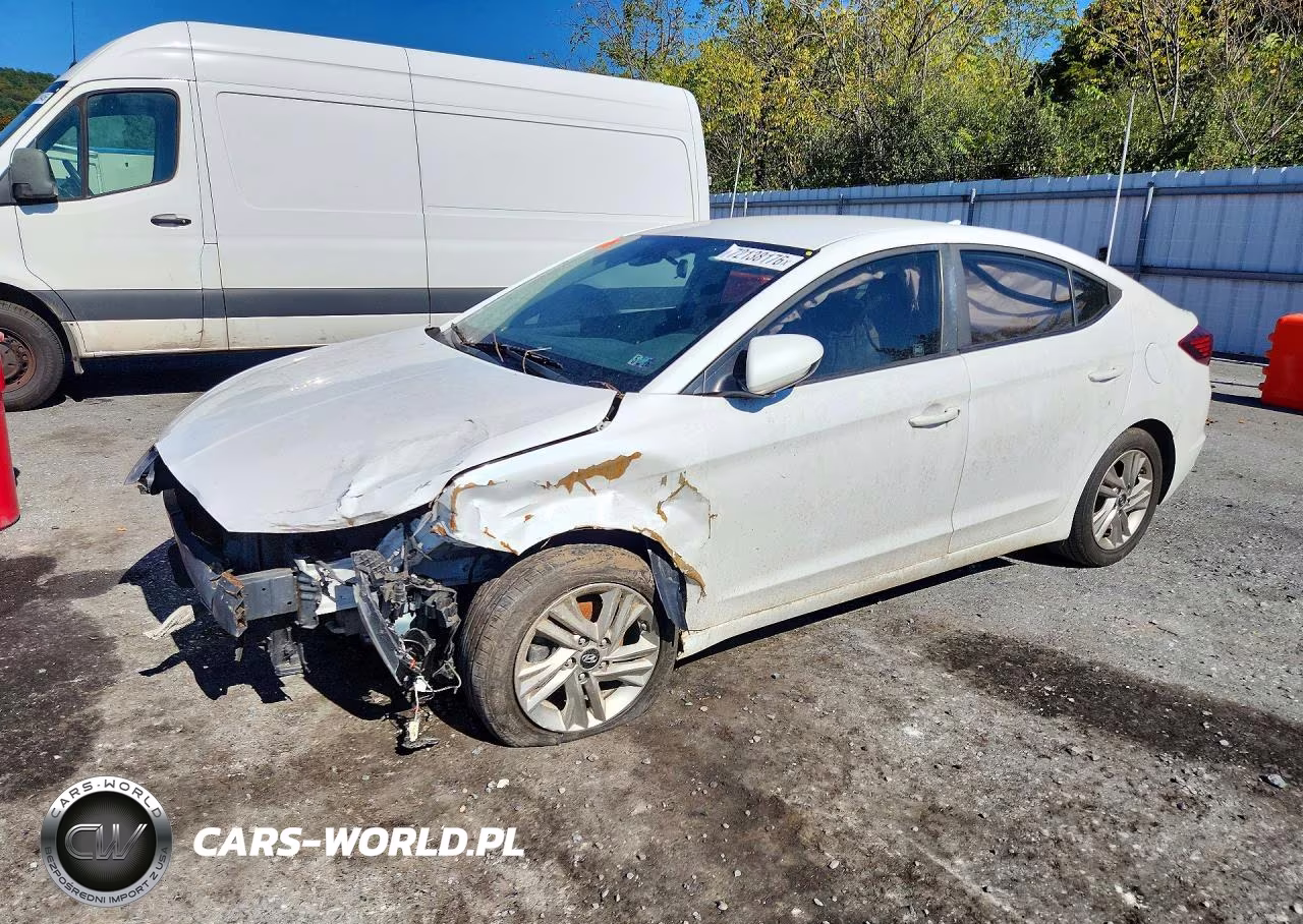 2020 Hyundai Elantra Sel VIN:5NPD84LF9LH522943 - 1
