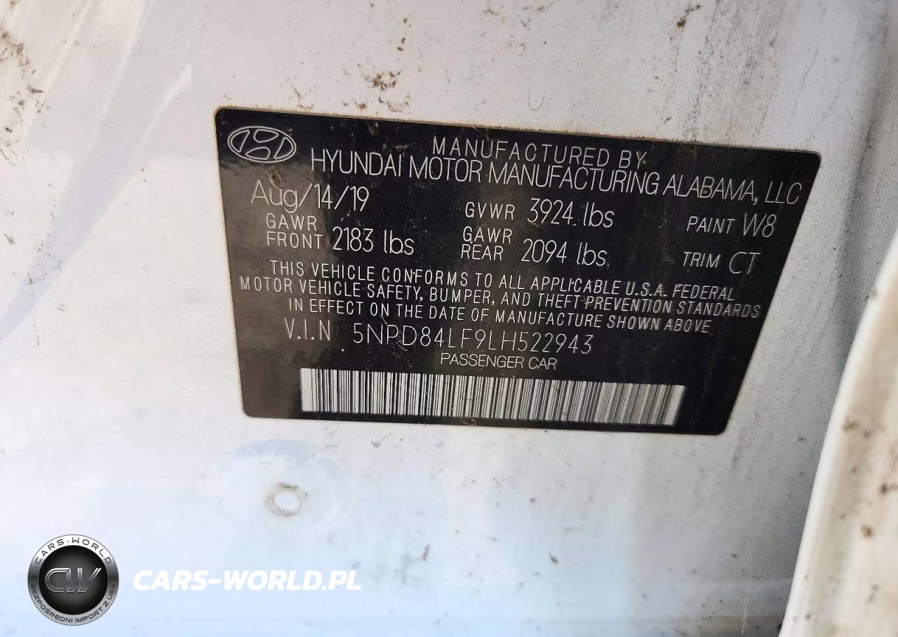 2020 Hyundai Elantra Sel VIN:5NPD84LF9LH522943 - 12