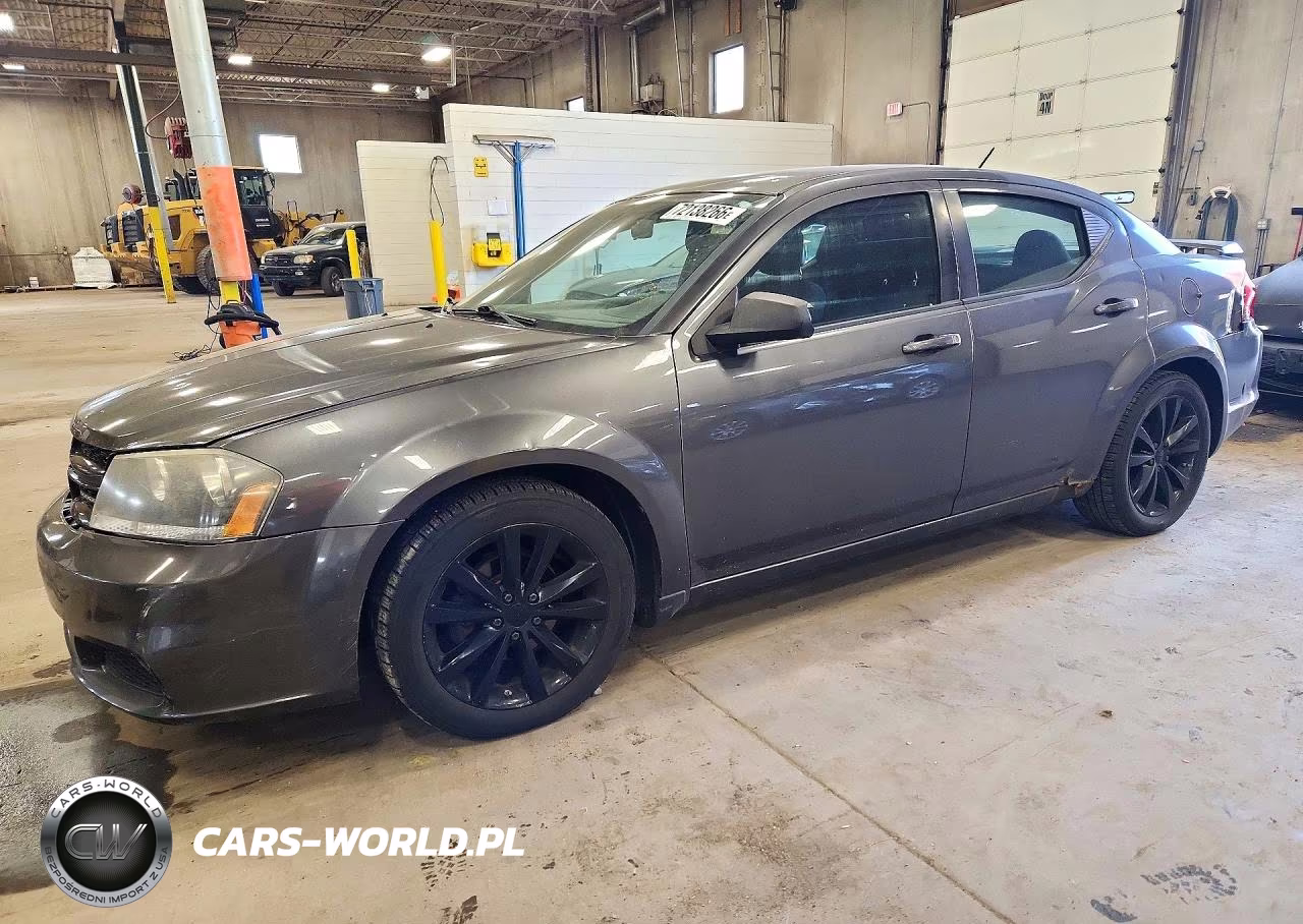 2014 Dodge Avenger Se VIN:1C3CDZABXEN217771 - 1