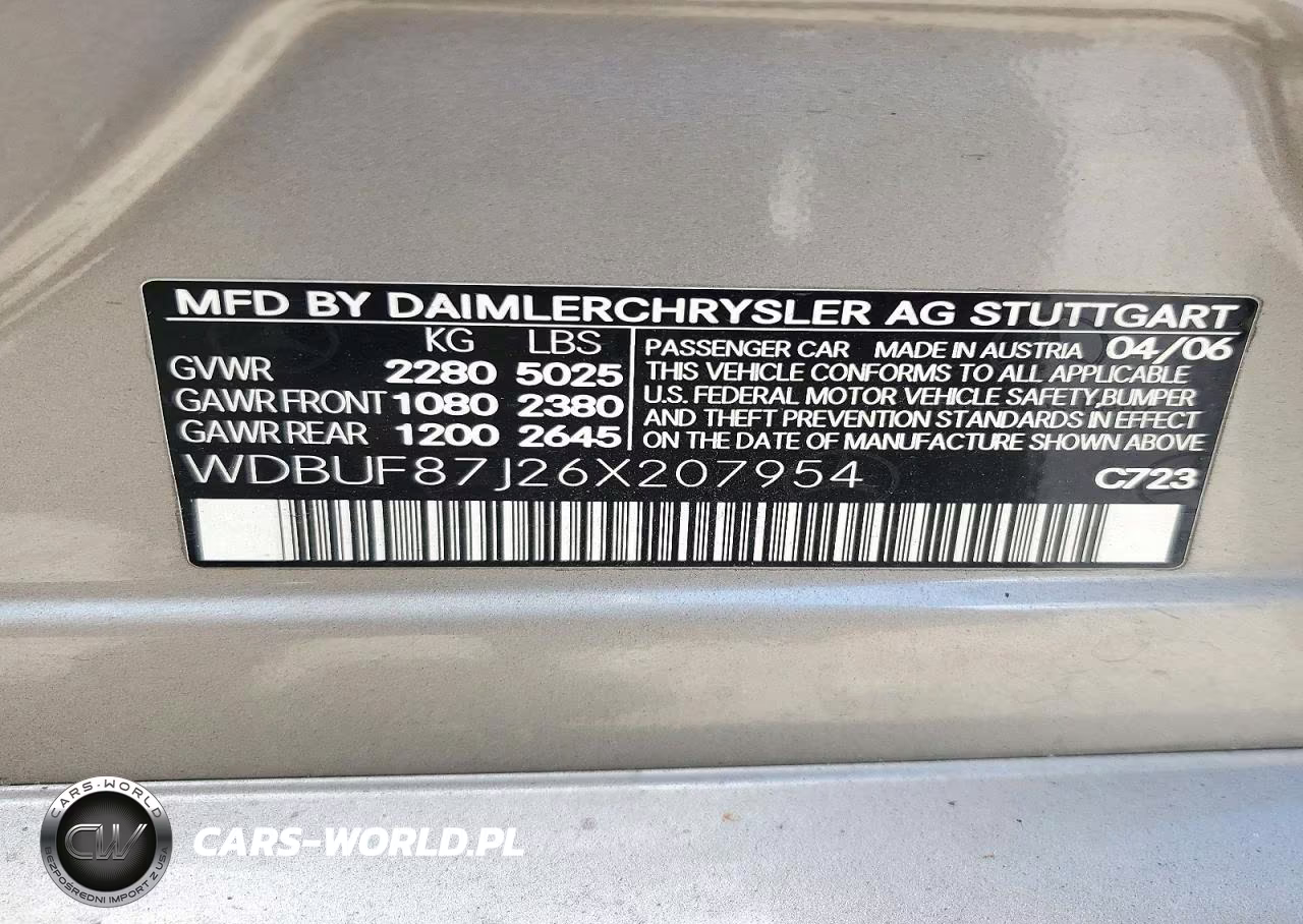 2006 Mercedes-Benz E 350 4Matic VIN:WDBUF87J26X207954 - 12