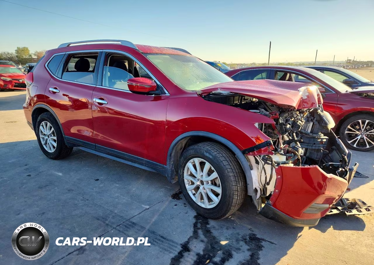 2017 Nissan Rogue Sv VIN:JN8AT2MT3HW393033 - 4