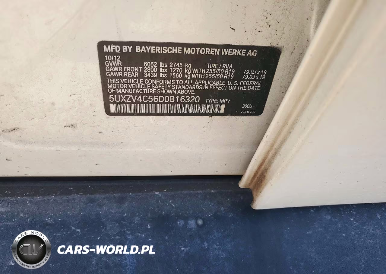 2013 BMW X5 xDrive35I VIN:5UXZV4C56D0B16320 - 13