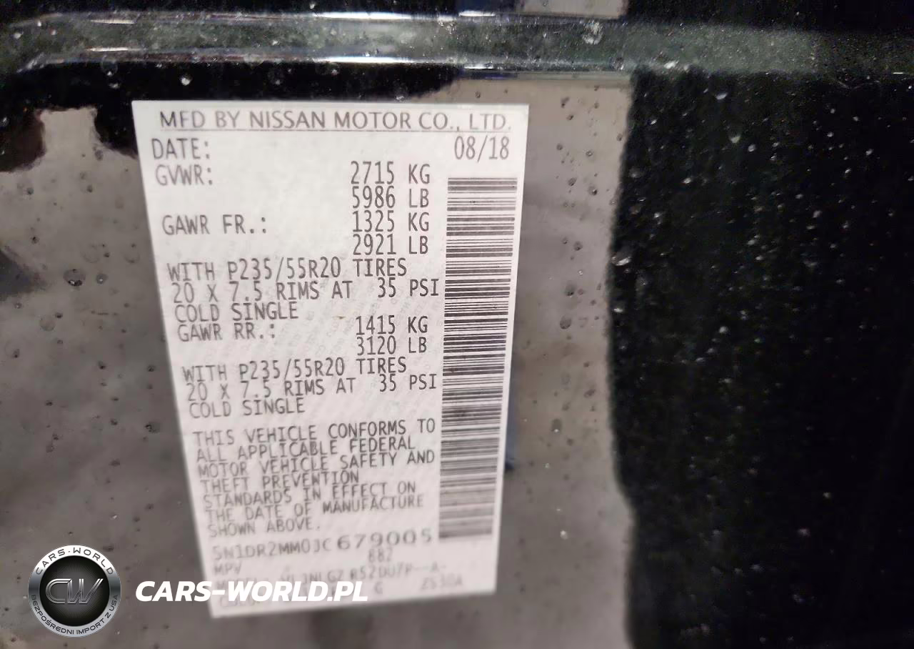 2018 Nissan Pathfinder Sl VIN:5N1DR2MM0JC679005 - 13