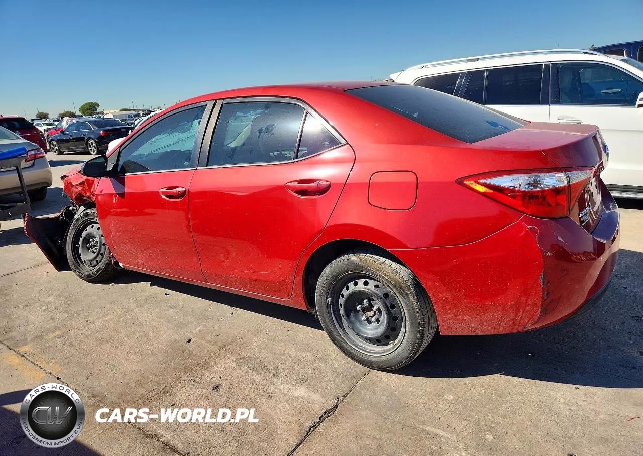 2016 Toyota Corolla Le VIN:5YFBURHE3GP492301 - 2