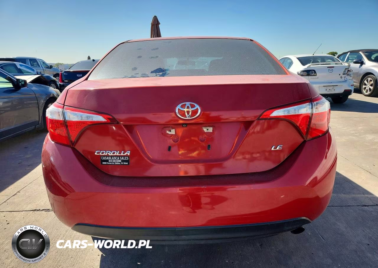 2016 Toyota Corolla Le VIN:5YFBURHE3GP492301 - 6