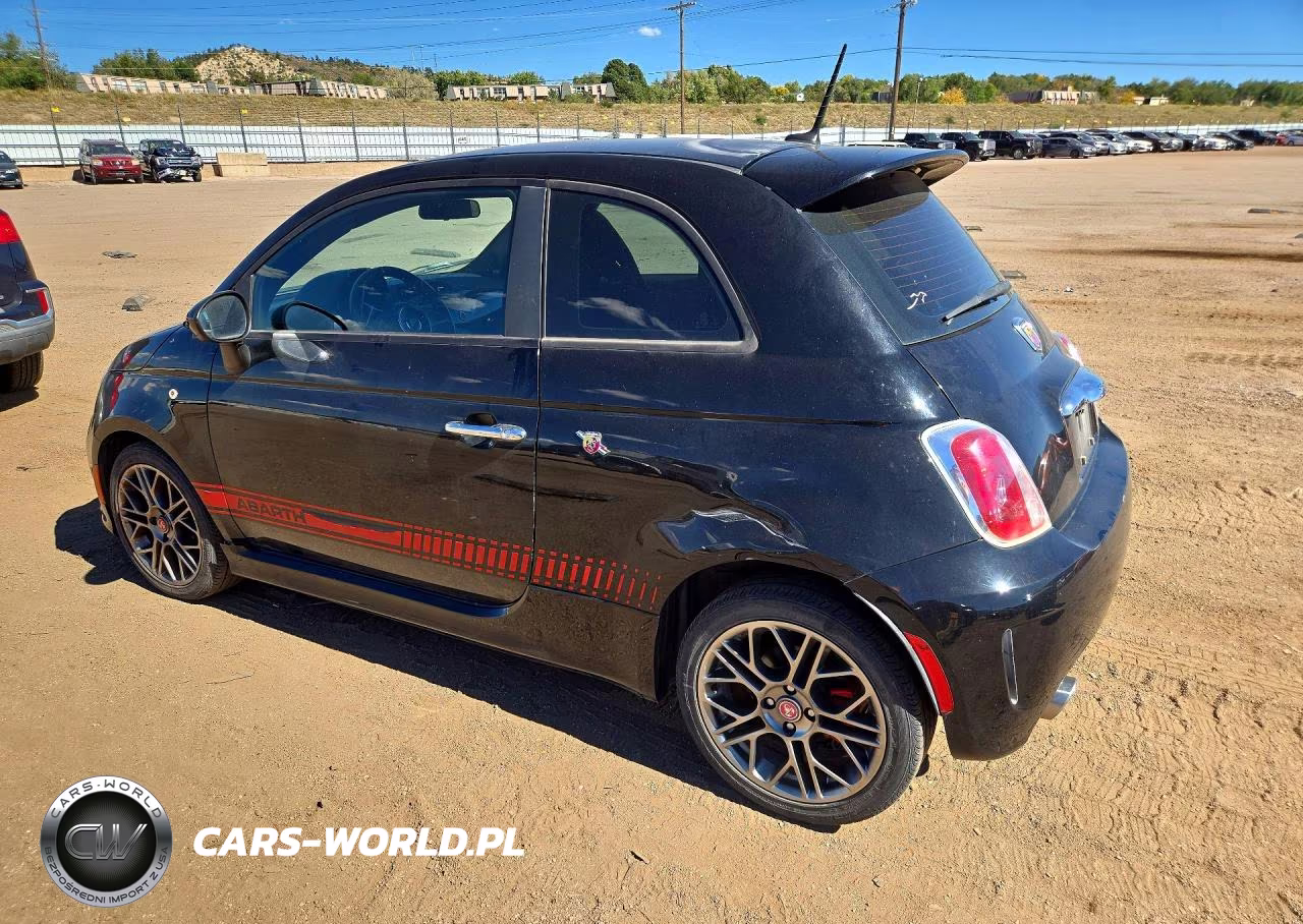 2015 Fiat 500 Abarth VIN:3C3CFFFH7FT597465 - 2