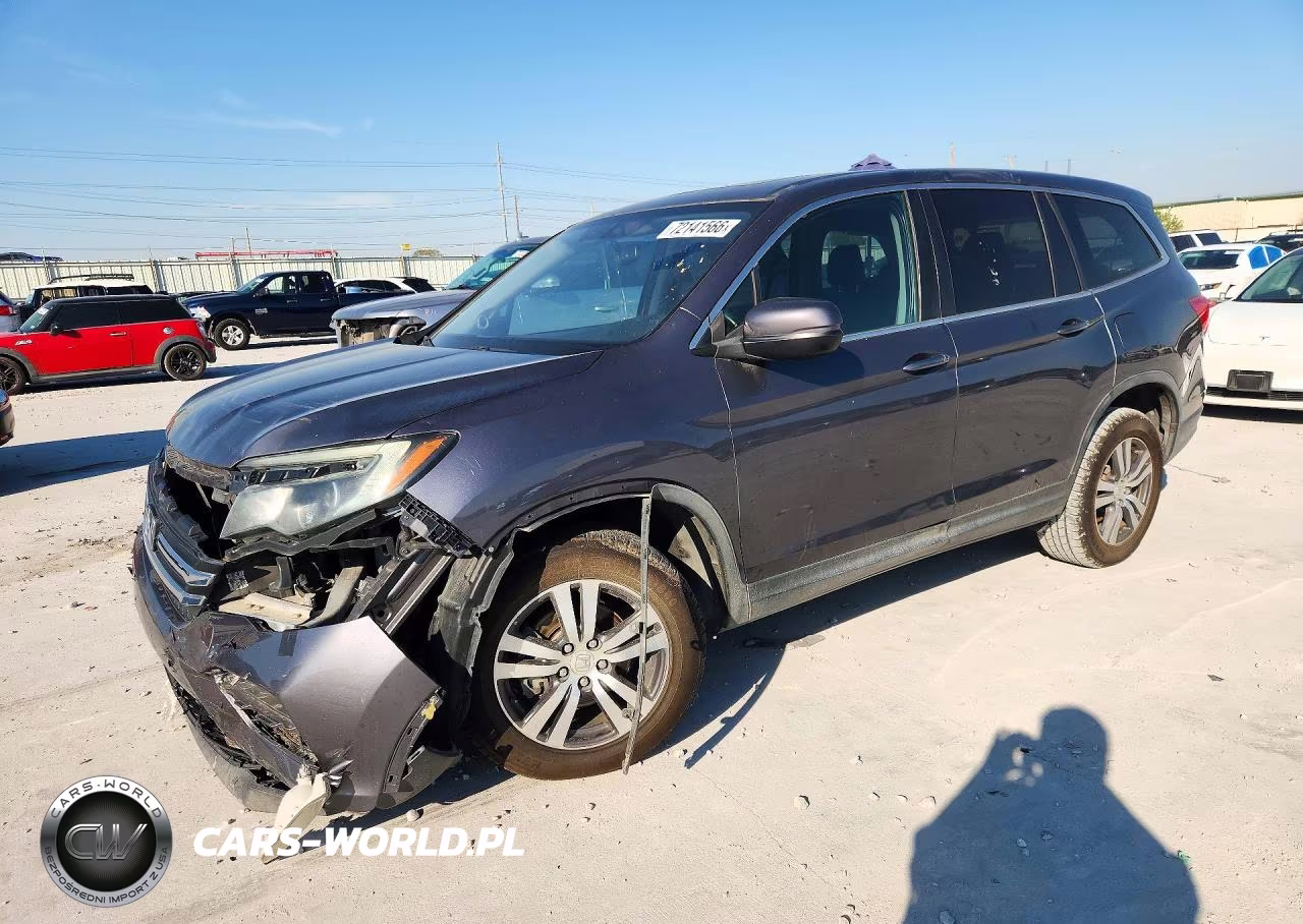 2016 Honda Pilot Exln VIN:5FNYF6H75GB079974 - 1