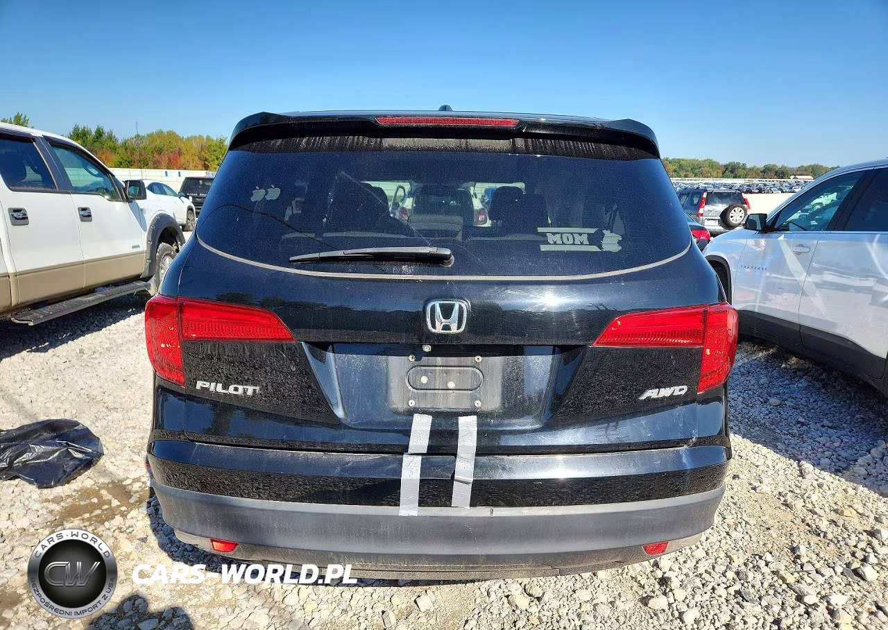 2017 Honda Pilot Exl VIN:5FNYF6H56HB066781 - 6