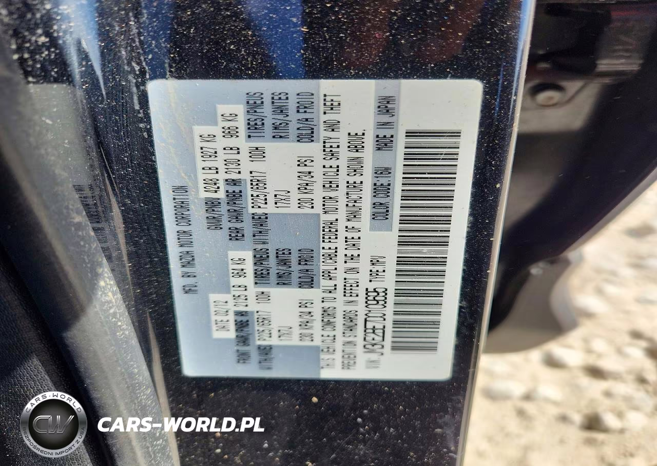2013 Mazda Cx-5 Sport VIN:JM3KE2BE7D0109695 - 12