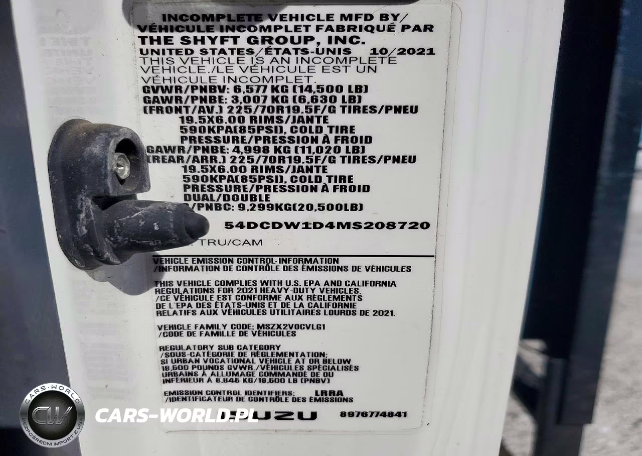 2021 Chevrolet 4500 VIN:54DCDW1D4MS208720 - 13