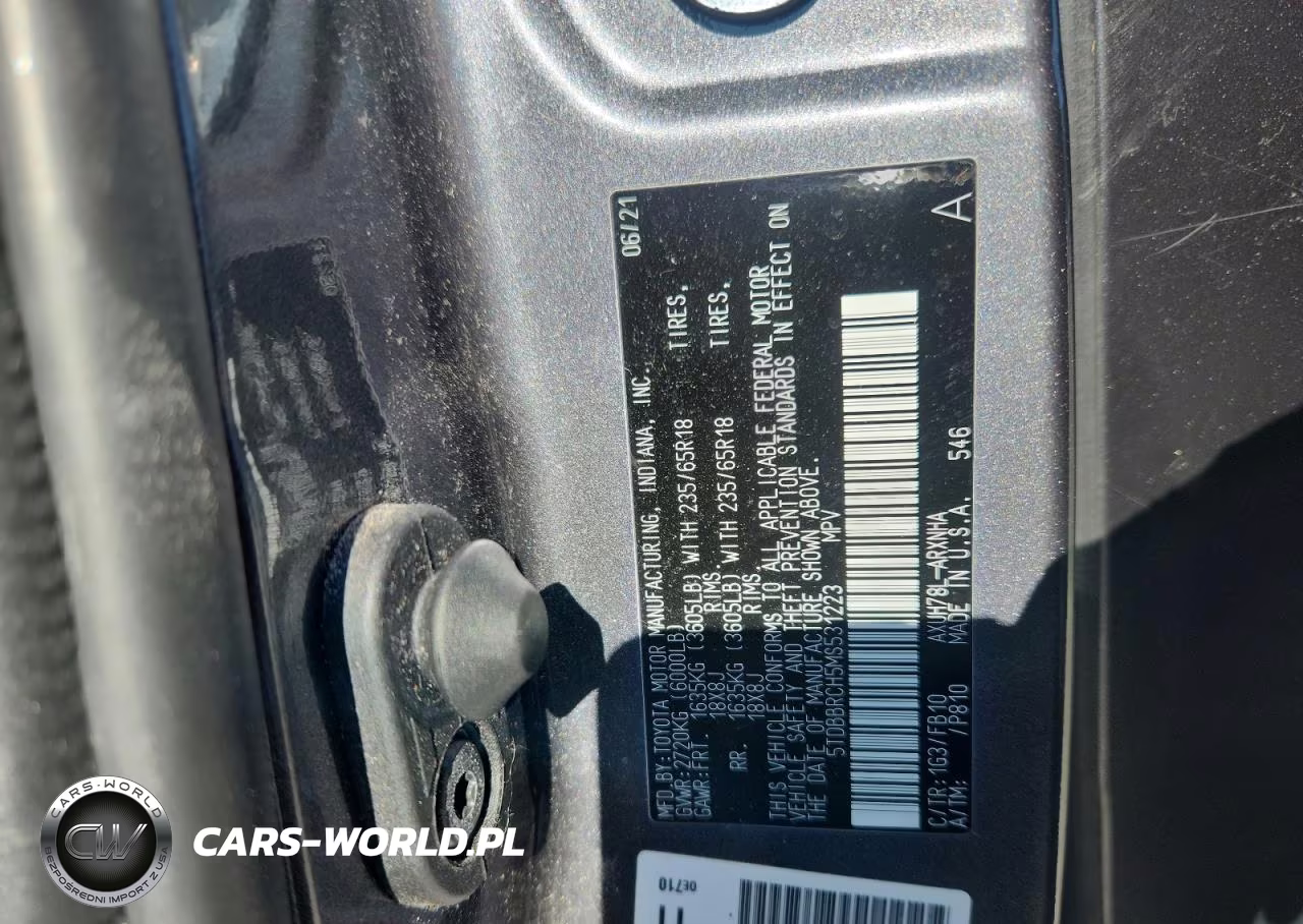 2021 Toyota Highlander Hybrid Le VIN:5TDBBRCH5MS531223 - 13
