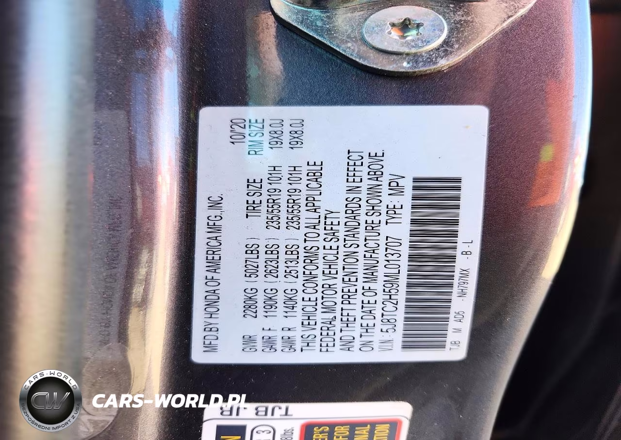 2021 Acura Rdx Technology VIN:5J8TC2H59ML013707 - 13