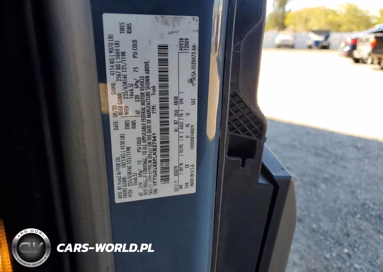 2020 Ford Transit T-250 VIN:1FTBR3X88LKB27941 - 13