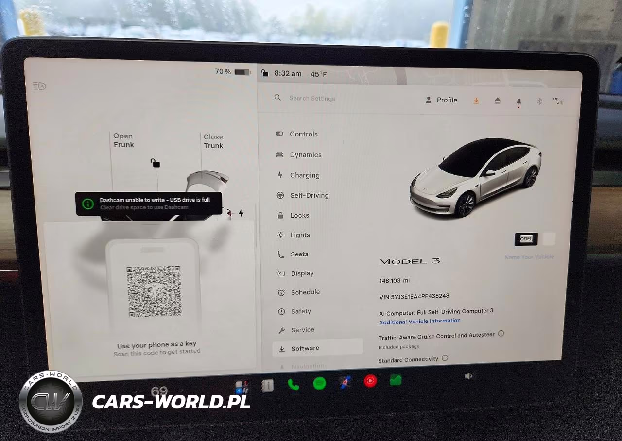 2023 Tesla Model 3 VIN:5YJ3E1EA4PF435248 - 9