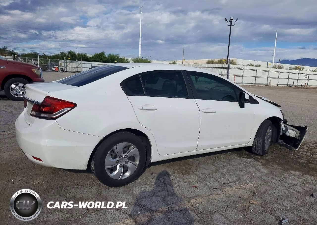 2013 Honda Civic Lx VIN:2HGFB2F50DH549025 - 3
