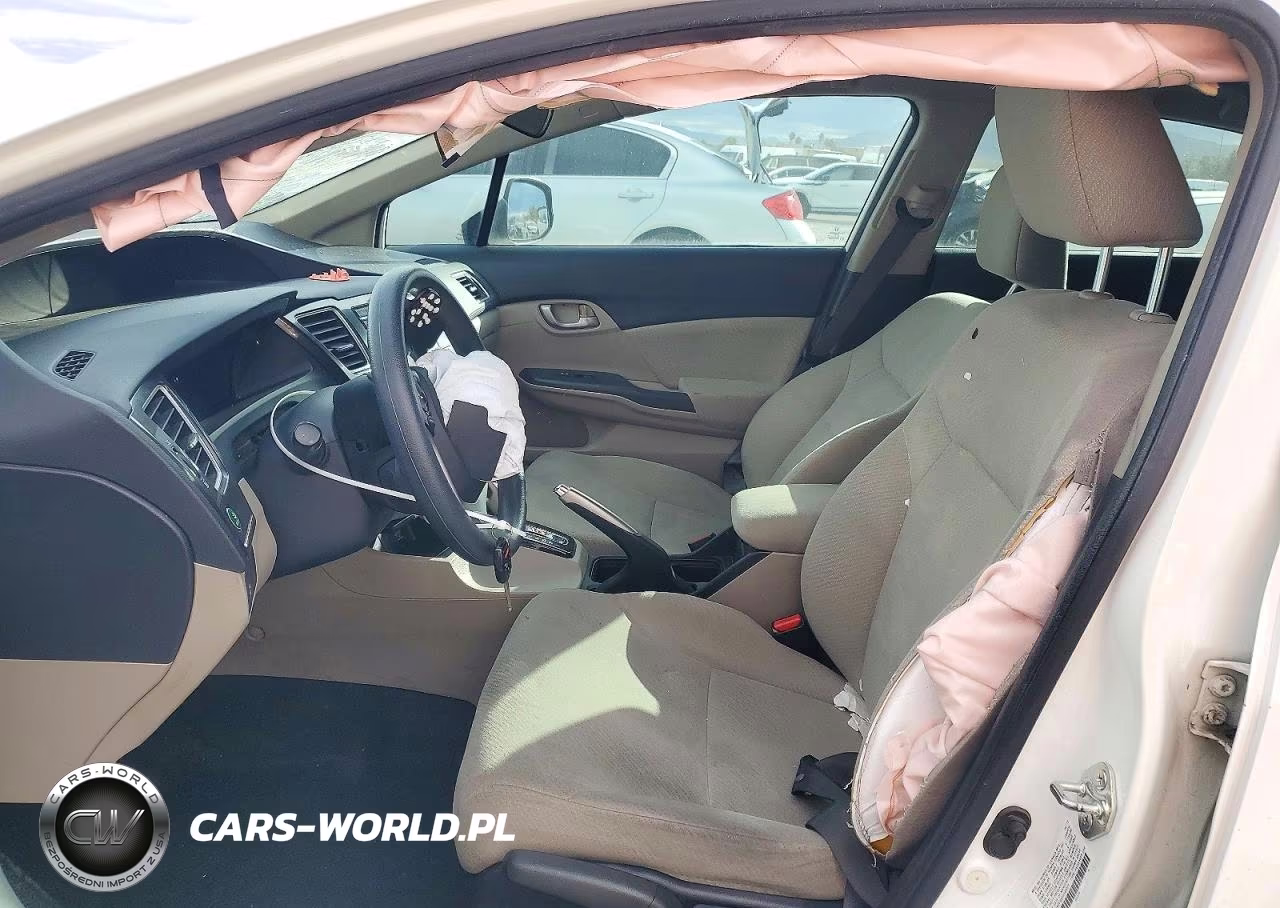 2013 Honda Civic Lx VIN:2HGFB2F50DH549025 - 7