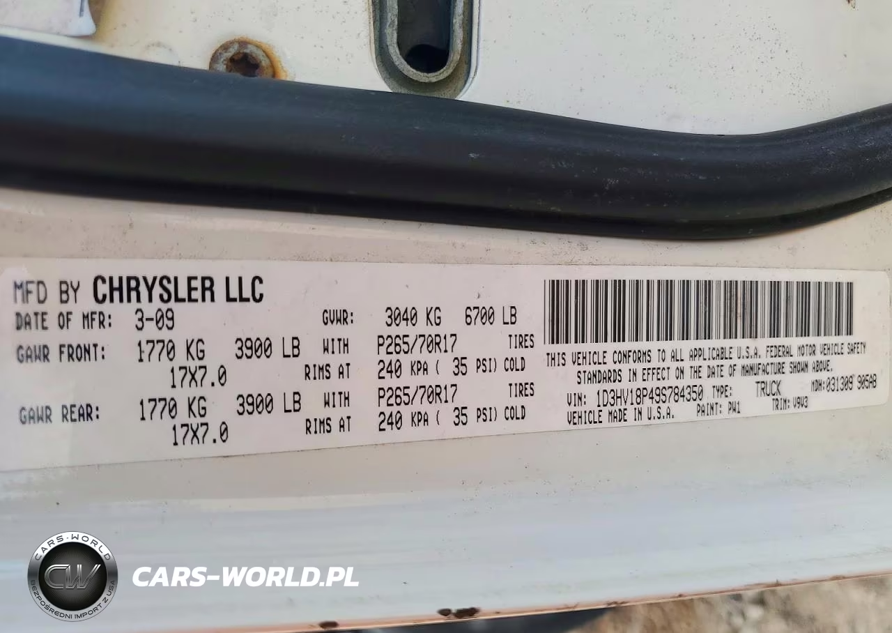 2009 Dodge Ram 1500 VIN:1D3HV18P49S784350 - 12