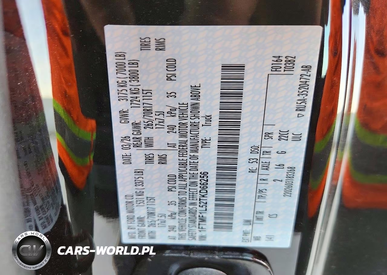 2026 Ford F150 Xl VIN:1FTMF1L52TKD66256 - 13