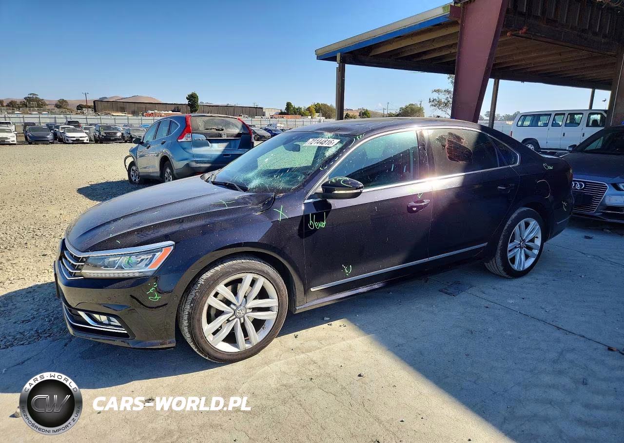 2017 Volkswagen Passat Sel Premium VIN:1VWCM7A36HC053666 - 1