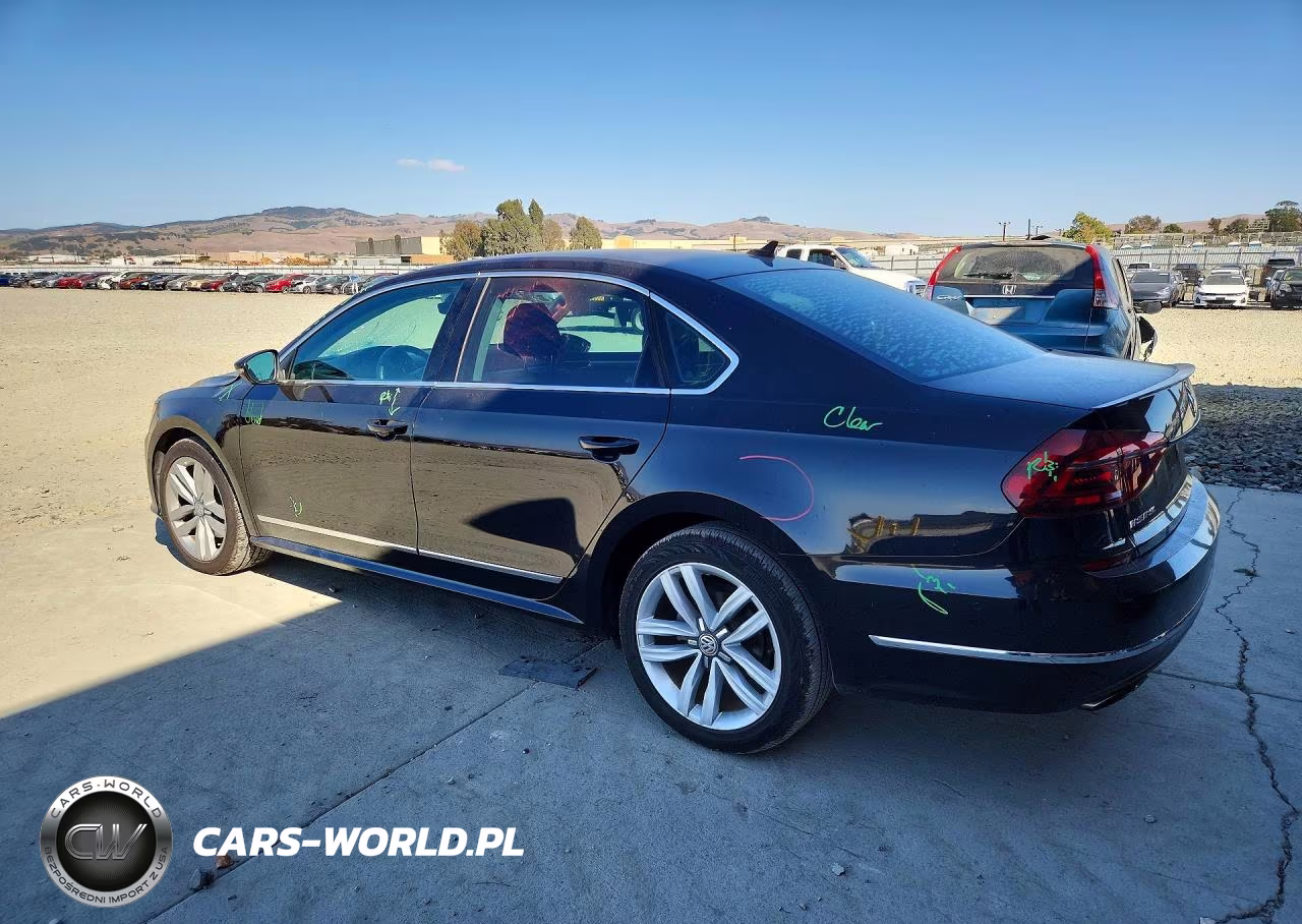 2017 Volkswagen Passat Sel Premium VIN:1VWCM7A36HC053666 - 2