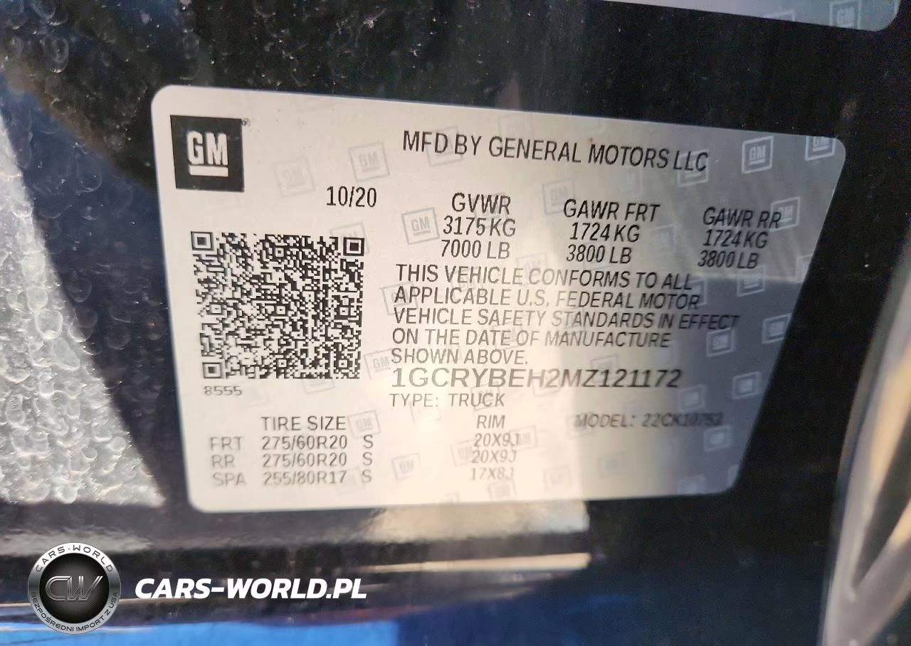 2021 Chevrolet Silverado K1500 Custom VIN:1GCRYBEH2MZ121172 - 12