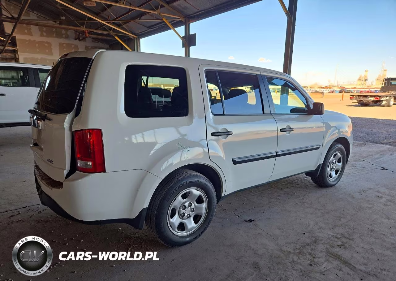 2015 Honda Pilot Lx VIN:5FNYF4H25FB038459 - 3