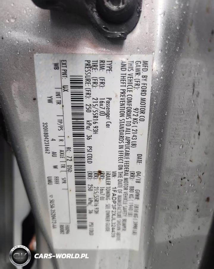 2018 Ford Focus Se VIN:1FADP3F2XJL324439 - 12
