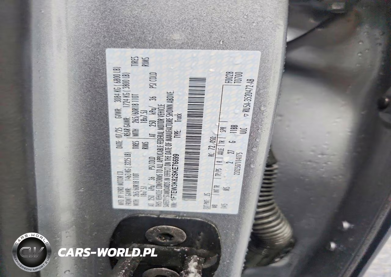 2025 Ford F150 Xlt VIN:1FTEW3K82SKE76699 - 12