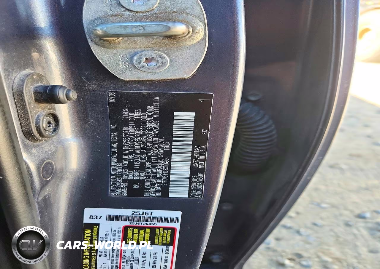 2008 Toyota Tundra Grade VIN:5TFCV54108X006964 - 12