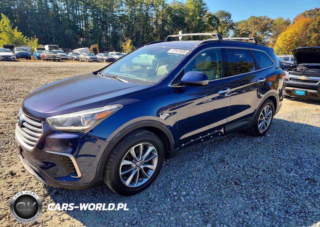 2017 Hyundai Santa Fe Se VIN:KM8SMDHF1HU177296 - 1