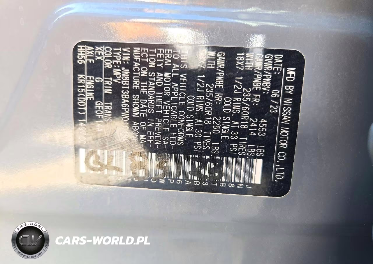 2023 Nissan Rogue Sv VIN:JN8BT3BA6PW010180 - 14