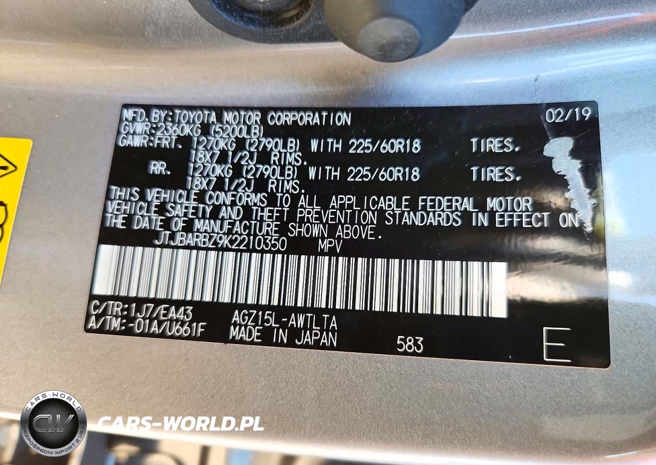 2019 Lexus Nx 300 Base VIN:JTJBARBZ9K2210350 - 13