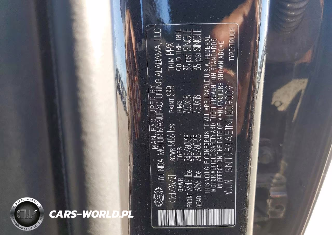 2022 Hyundai Santa Cruz Sel VIN:5NTJB4AE1NH009009 - 12