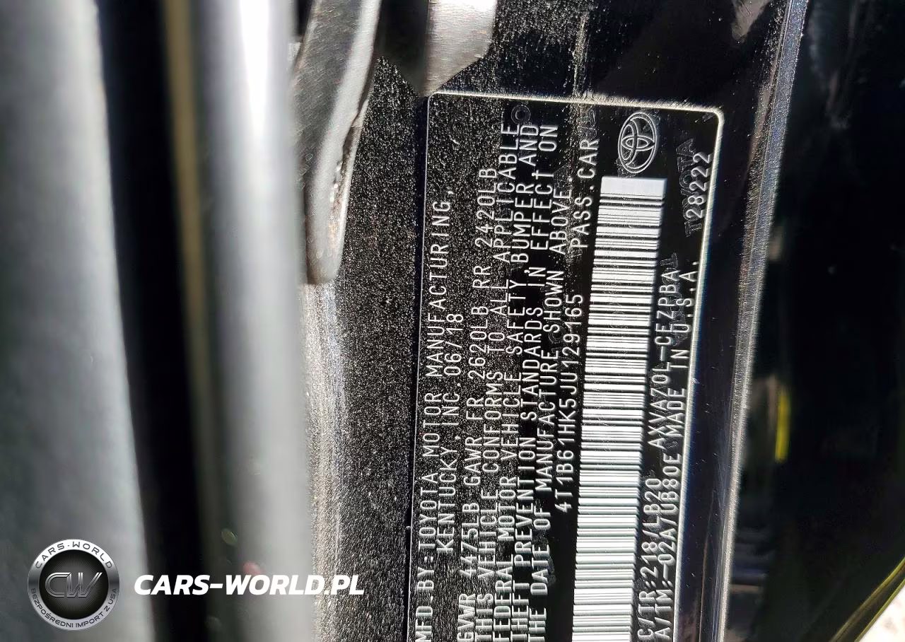 2018 Toyota Camry Xse VIN:4T1B61HK5JU129165 - 12