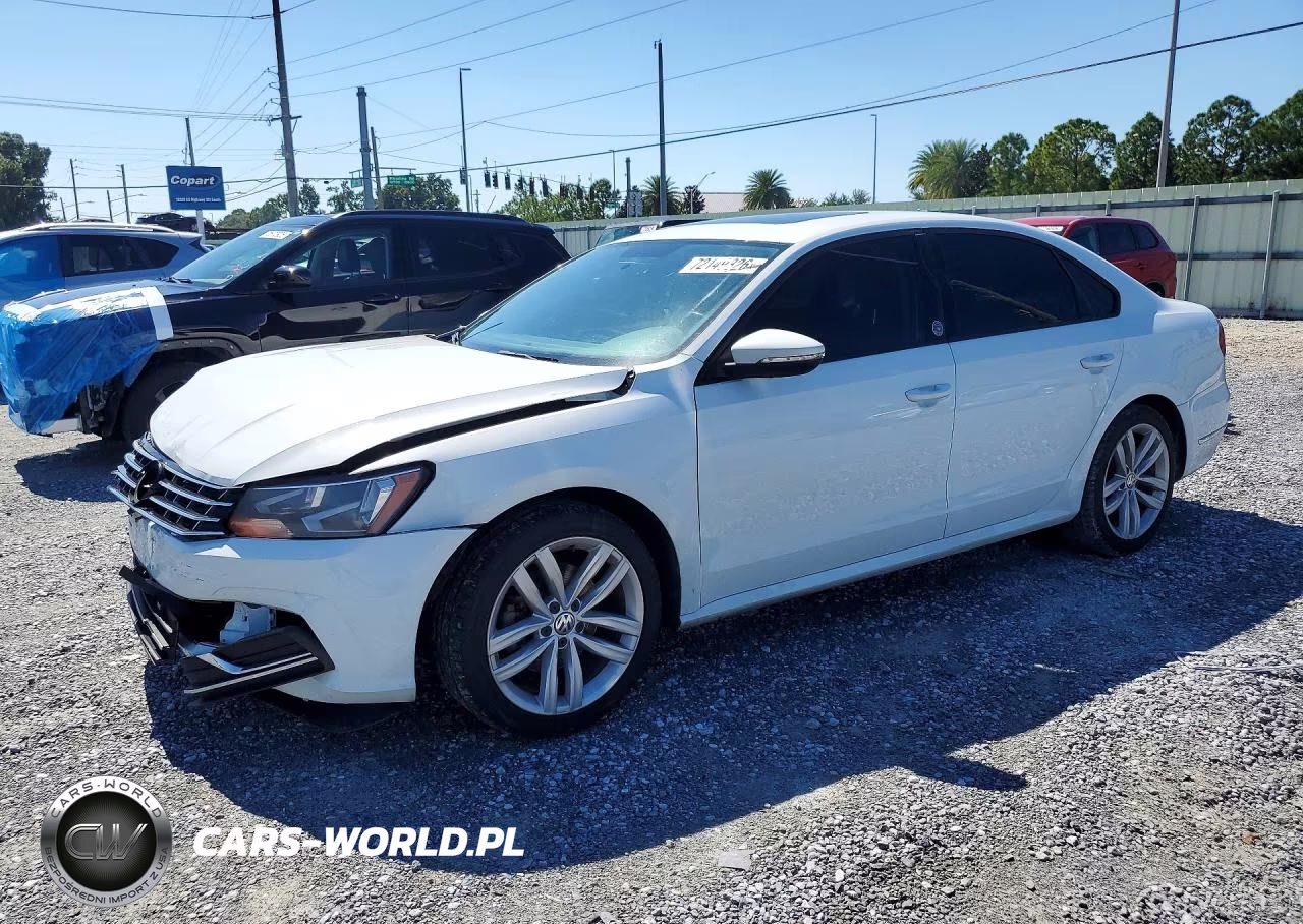 2019 Volkswagen Passat Wolfsburg VIN:1VWLA7A37KC005707 - 1