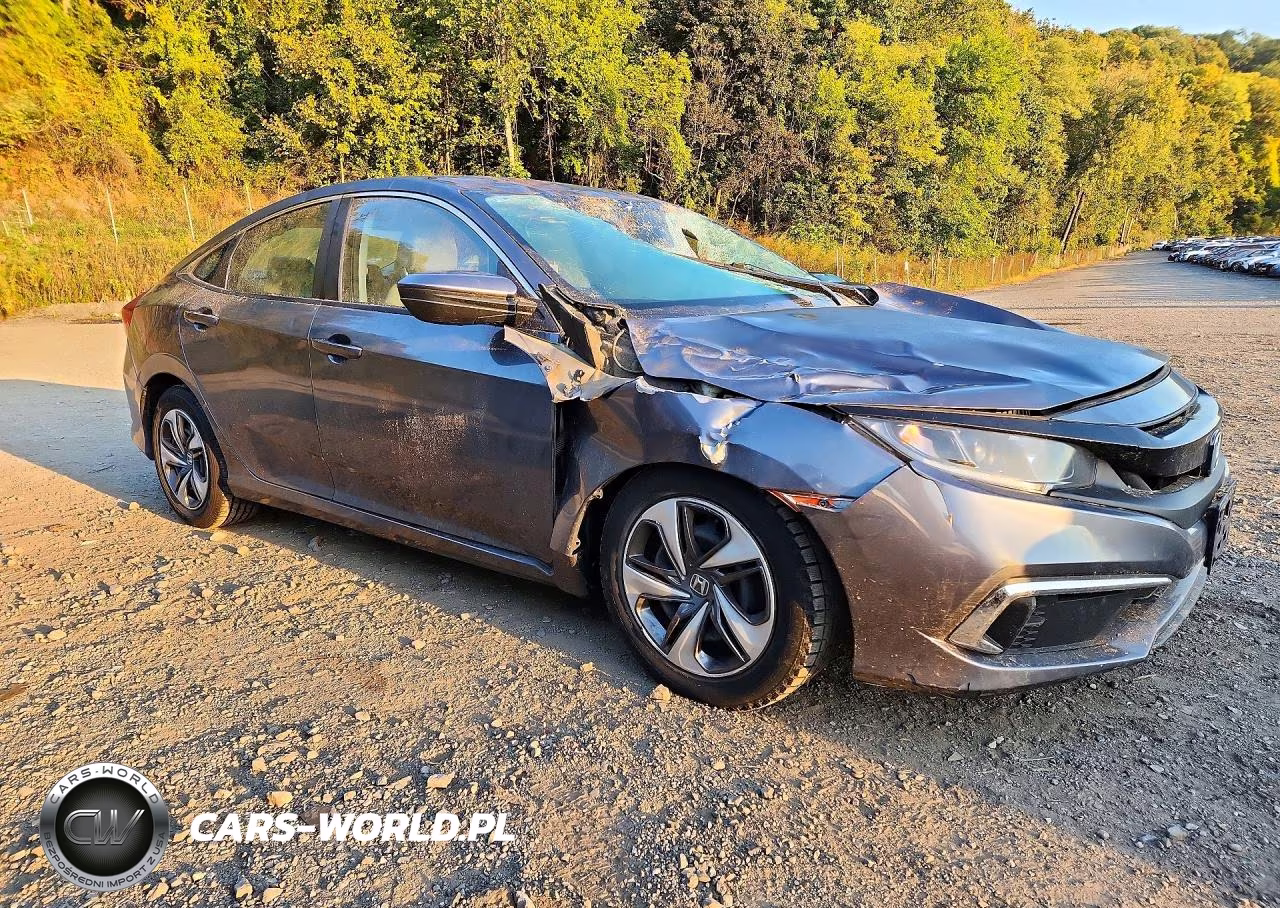 2019 Honda Civic Lx VIN:2HGFC2F64KH524888 - 4