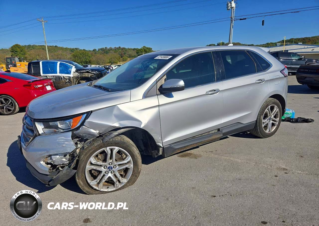 2017 Ford Edge Titanium VIN:2FMPK4K93HBB98235 - 1