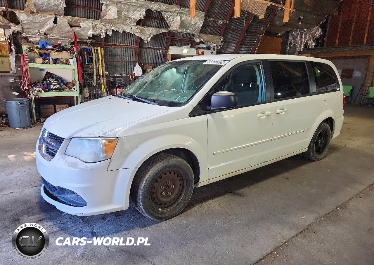 2012 Dodge Grand Caravan Se VIN:2C4RDGBG3CR166084 - 1