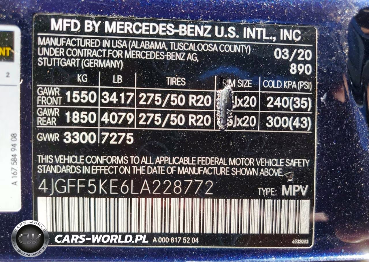 2020 Mercedes-Benz Gls 450 4Matic VIN:4JGFF5KE6LA228772 - 13
