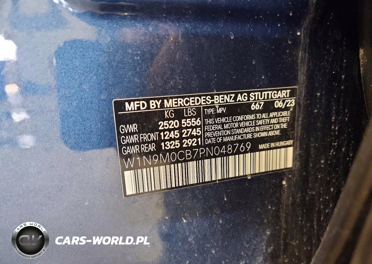 2023 Mercedes-Benz Eqb 250+ VIN:W1N9M0CB7PN048769 - 13