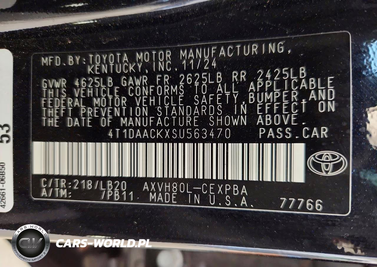 2025 Toyota Camry Xse VIN:4T1DAACKXSU563470 - 13