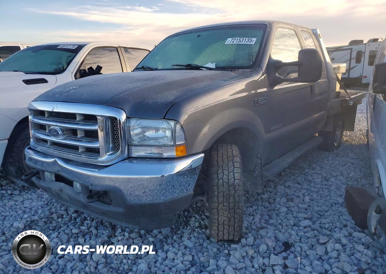 2002 Ford F250 Super Duty Flatbed Truck