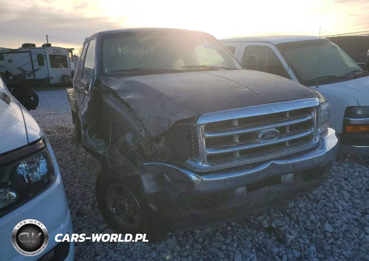 2002 Ford F250 Super Duty Flatbed Truck VIN:1FTNX21F72EC97449 - 4