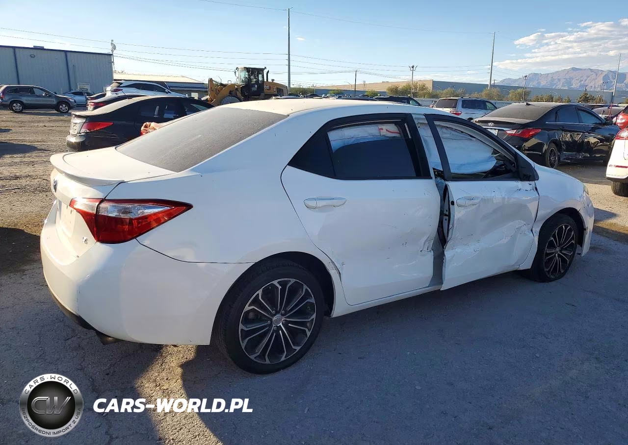 2014 Toyota Corolla S Plus VIN:5YFBURHE6EP025175 - 3