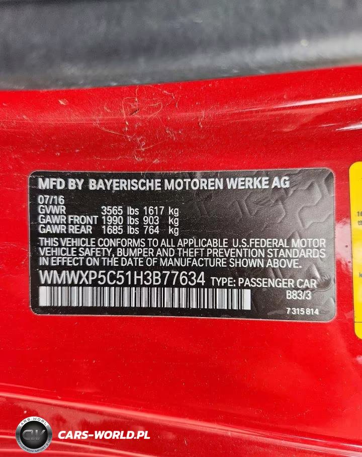 2017 Mini Cooper VIN:WMWXP5C51H3B77634 - 12
